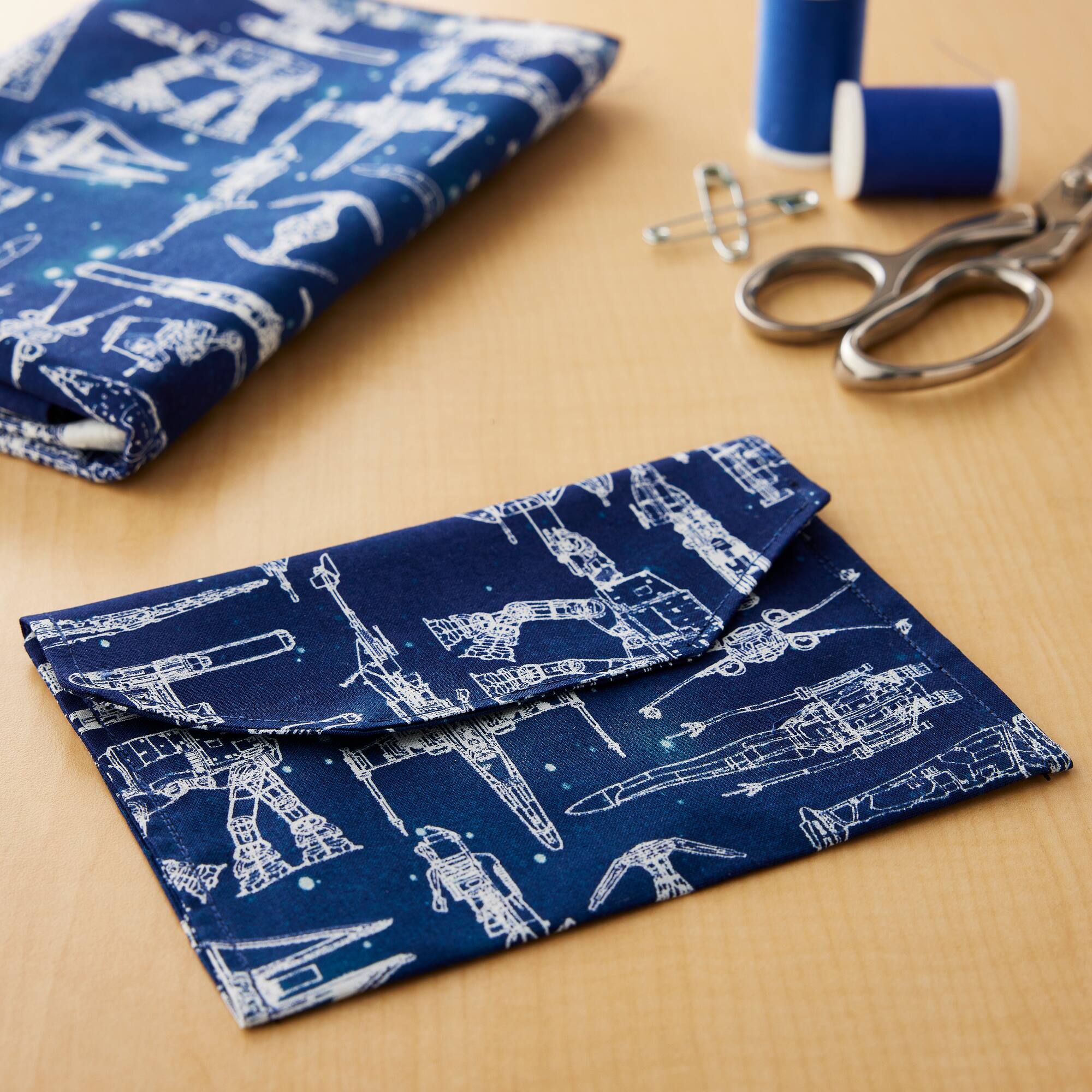 Camelot® Fabrics Star Wars™ Galaxy Ship Blueprints Fabric